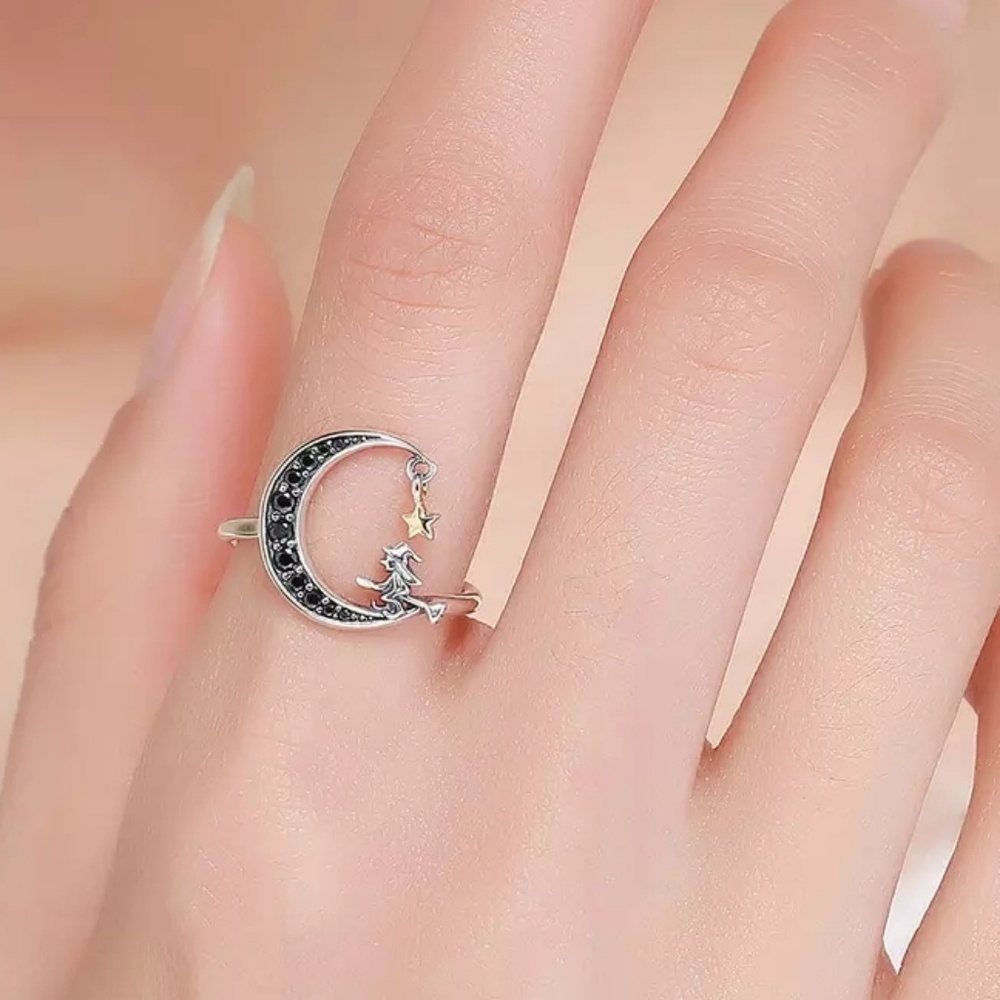 💎NEW💎 S925 WITCHING TO THE MOON RING - Picture 2 of 7